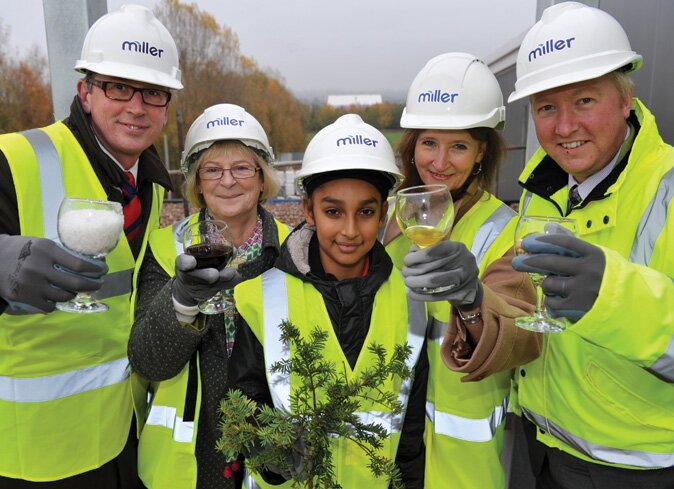 Rushey Mead Topping Out Ceremony